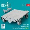 RESKIT RSK48-0035 MHU-141M munitions trailer with flat bed/cargo platform (type 2) (3D Printed model kit) (1/48)